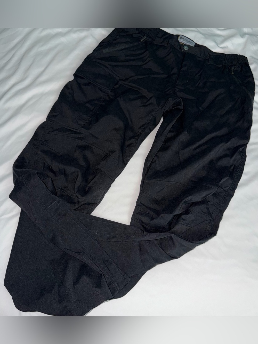 Vintage Columbia Sportswear Titanium Titan Cargo Hiking Black Outdoor Large Pant